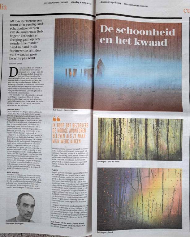 Artikel van Dirk van Ginkel in de Leeuwarder Courant  (9-4-2024)